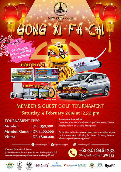 Gong Xi Fa Cai Golf Tournament 2019