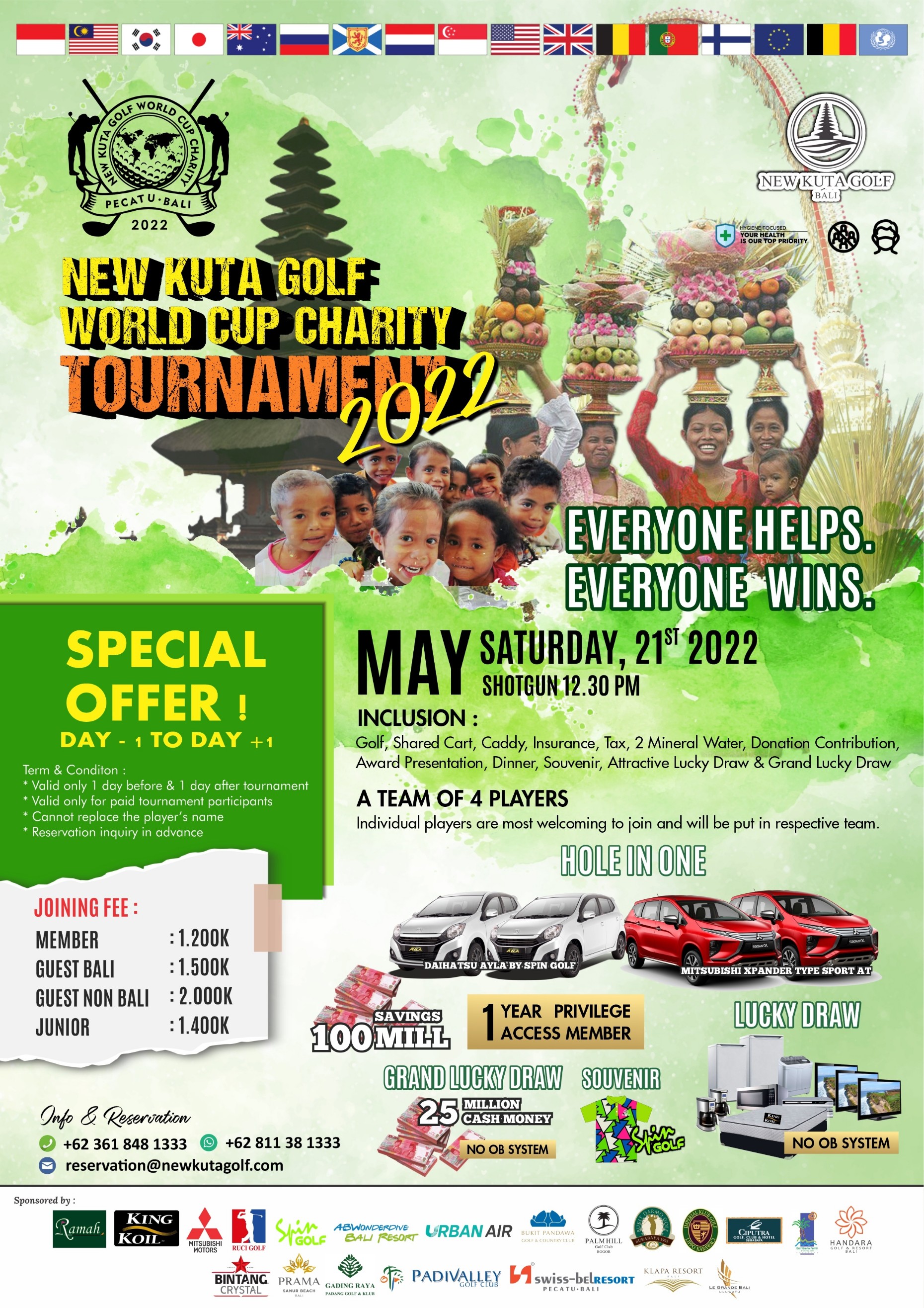 New Kuta Golf World Cup Charity Tournament 2022